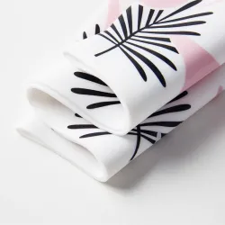 Bloemen / flamingo - siliconen badmuts - bescherming lang haarZwemmen