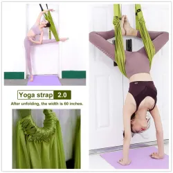 Aerial yoga - elastisch touw - om te stretchen / splitsenEquipment