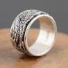 Alter chinesischer Drachenring - 925er Sterlingsilber