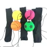 Rubber ball - with elastic string - wrist training