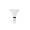 Badmintonshuttle - witte ganzenveer - met opbergkoker - 6-12 stuksBadminton