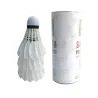 Badminton shuttlecock - white goose feather - 3pcs / 6pcs