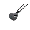 CollarHeart key puzzle - necklace - customizable names - couple - with birthstones
