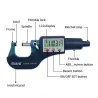 Digital elektronisk Mikrometer - mätare - caliper - 0 - 25mm / 25 - 50mm / 50 - 75mm / 75 - 100mm