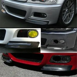 Front bumper splitter - spoiler lip - carbon fiber - for BMW E46 M3 1999-2006Exterior accessories