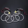 Angel eye light - halo ring - white LED - 131mm - for BMW E36 E38 E39 E46 - 4 pieces