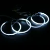 Angel eye light - halo ring - white LED - 131mm - for BMW E36 E38 E39 E46 - 4 pieces
