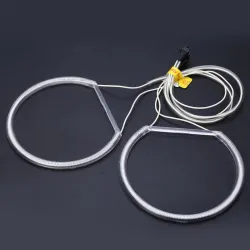 Angel eye światło - halo ring - biały LED - 131mm - dla BMW E36 E38 E39 E46 - 4 sztukiŚwiatła