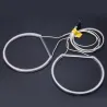 Angel eye light - halo ring - white LED - 131mm - for BMW E36 E38 E39 E46 - 4 pieces