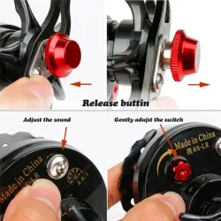 Reel for ice fishing - 6+1 ball bearings - high speed - right / left sideTools