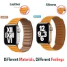 Apple Watch - silikonowy / skórzany pasek magnetyczny - 38 mm - 42 mmAkcesoria