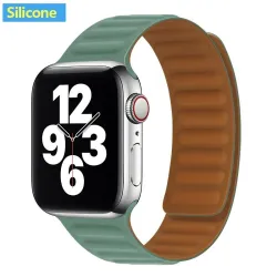 Apple Watch - silikonowy / skórzany pasek magnetyczny - 38 mm - 42 mmAkcesoria