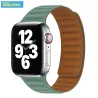 Apple Watch - silikonowy / skórzany pasek magnetyczny - 38 mm - 42 mmAkcesoria