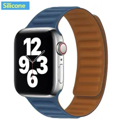 Apple Watch - silikonowy / skórzany pasek magnetyczny - 38 mm - 42 mmAkcesoria