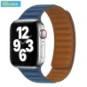 Apple Watch - silikonowy / skórzany pasek magnetyczny - 38 mm - 42 mmAkcesoria