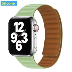 Apple Watch - silikonowy / skórzany pasek magnetyczny - 38 mm - 42 mmAkcesoria