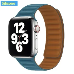 Apple Watch - silikonowy / skórzany pasek magnetyczny - 38 mm - 42 mmAkcesoria
