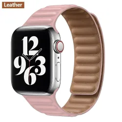 Apple Watch - silikonowy / skórzany pasek magnetyczny - 38 mm - 42 mmAkcesoria