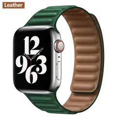 Apple Watch - silikonowy / skórzany pasek magnetyczny - 38 mm - 42 mmAkcesoria