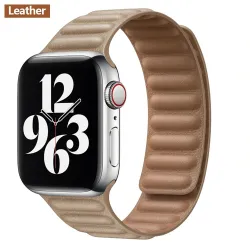 Apple Watch - silikonowy / skórzany pasek magnetyczny - 38 mm - 42 mmAkcesoria