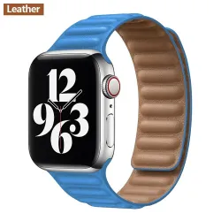 Apple Watch - silikonowy / skórzany pasek magnetyczny - 38 mm - 42 mmAkcesoria