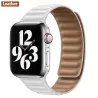 Apple Watch - silikonowy / skórzany pasek magnetyczny - 38 mm - 42 mmAkcesoria