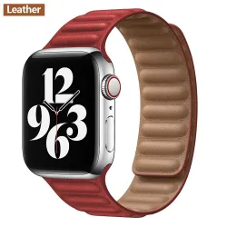 Apple Watch - silikonowy / skórzany pasek magnetyczny - 38 mm - 42 mmAkcesoria