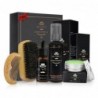 Beard styling kit - facial hair care - beard oil / scissors / cream / lotion