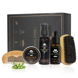 Baardstylingset - balsem / olie / / lotion / kamBaard