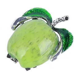Rood / groene appel - elegante brocheBroches