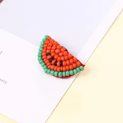 BrochesBeaded watermelon brooches