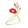BrochesSexy lip hand - crystal brooch
