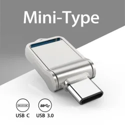 Memory stick - dual USB - 3.0 - type-C - rotatable - 32GB - 64GB - 128GB