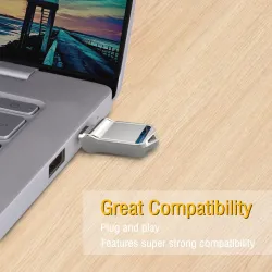 Memory stick - dual USB - 3.0 - type-C - rotatable - 32GB - 64GB - 128GB