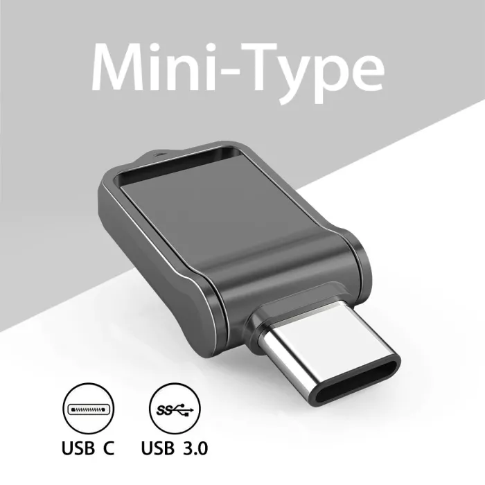 Memory stick - dual USB - 3.0 - type-C - rotatable - 32GB - 64GB - 128GB