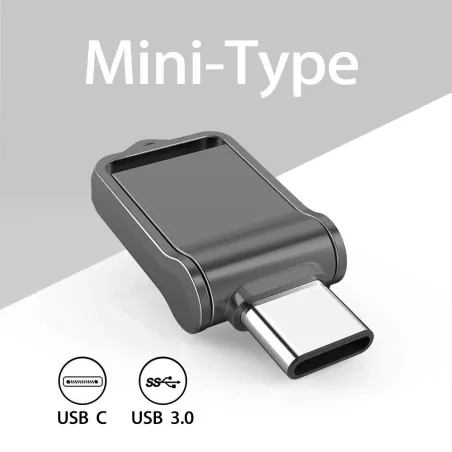 Memory stick - dual USB - 3.0 - type-C - rotatable - 32GB - 64GB - 128GB