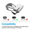 Mini-Memory Stick - Dual USB - 3.0 - OTG Typ C - wasserdicht - drehbar - 32GB - 64GB - 128GB
