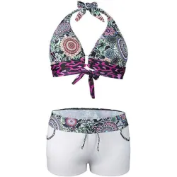 Zestaw bikini - ze spodenkamiStroje Kąpielowe