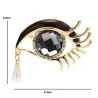 BrochesWaterdrop crystal eye - brooch
