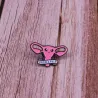 "GROW A PAIR" - eierstokken van vrouwen - broche - speldBroches