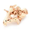 Abstract lovers - couple - brooch