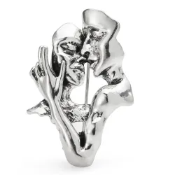 Abstract lovers - couple - brooch