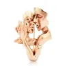 Abstract lovers - couple - brooch