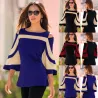 Off-shoulder - pitkähihainen tunic