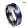 Blue zircon gems - ring for couples - for her / for him