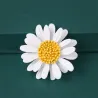 Sunflower - metal brooch