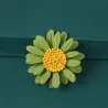 Zonnebloem - metalen brocheBroches