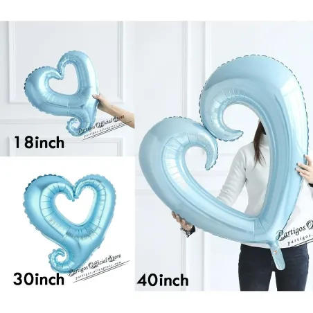 Herzförmiger Ballon - Valentinstag / Hochzeiten / Partydekoration - 18 / 30 / 40 Zoll