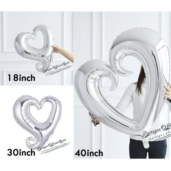 Herzförmiger Ballon - Valentinstag / Hochzeiten / Partydekoration - 18 / 30 / 40 Zoll