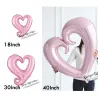 Herzförmiger Ballon - Valentinstag / Hochzeiten / Partydekoration - 18 / 30 / 40 Zoll